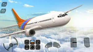 Take off Airplane Pilot Race Flight Simulator Screenshot 1