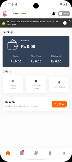 SoSo Delivery – Livreurs Screenshot 0
