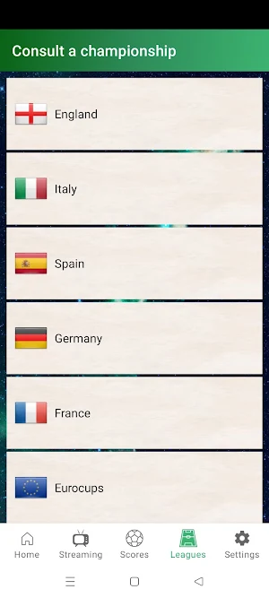 Live Football Streaming Screenshot 1