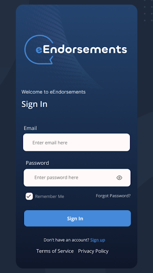 eEndorsements Business Screenshot 0