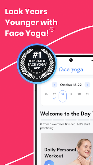 Face Yoga: Facial Exercises Screenshot 0