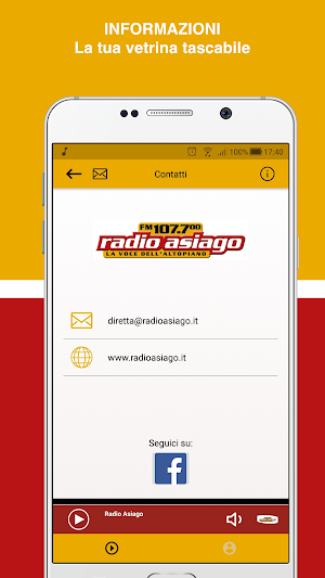 Radio Asiago Screenshot 3