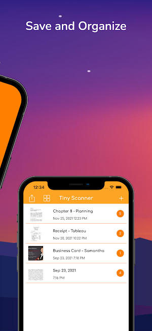 Tiny Scanner App - PDF Scanner Screenshot 1