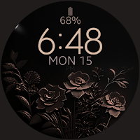 Bronze Blossom Watch Face