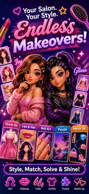 Hair Salon: Makeup & Nails Screenshot 0
