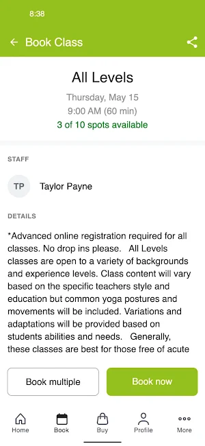 Old Town Yoga Screenshot 2