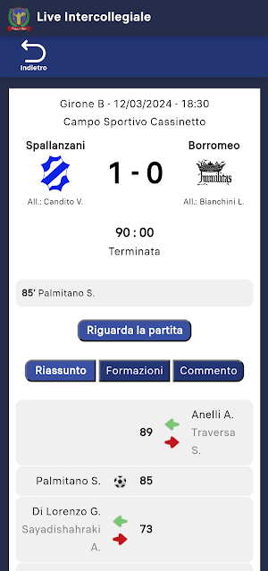 Live Intercollegiale Screenshot 1