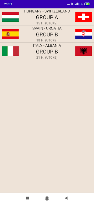 Eurocup 2024 Calendar Screenshot 3