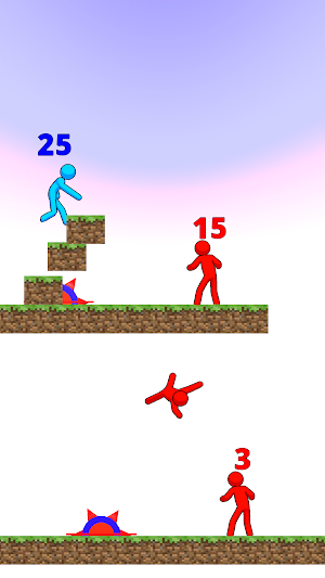 Stair Up Stickman Screenshot 0