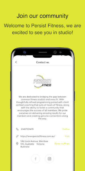 Persist Fitness Screenshot 2