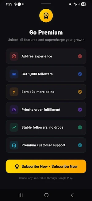 VidSpark Likes - Followers Screenshot 2