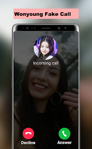 Wonyoung Fake Call Screenshot 2