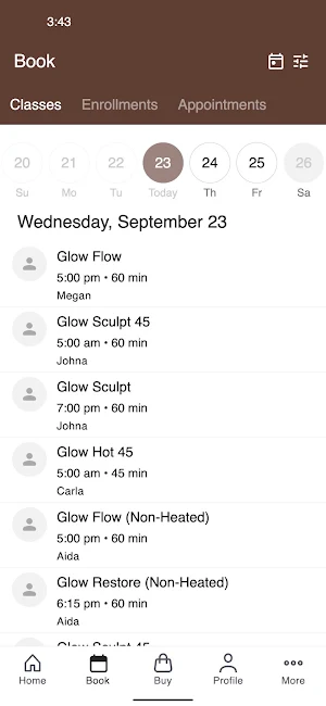Shanti Glow CA Screenshot 1