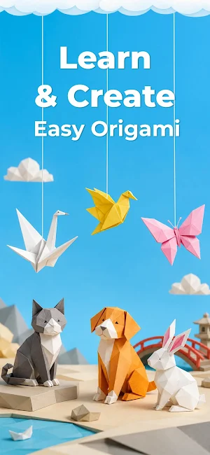 Easy Origami: Paper Folding Screenshot 0