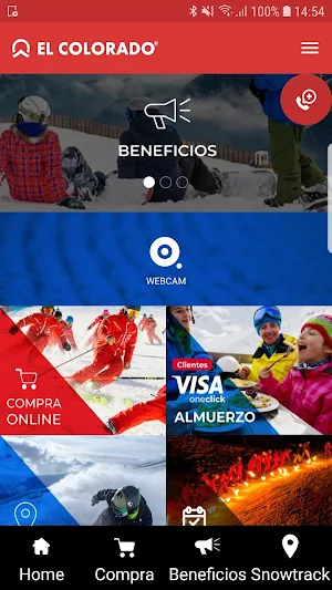 El Colorado Centro de ski. Chile Screenshot 0