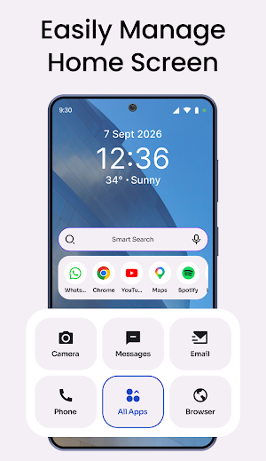 Simple Launcher - Easy Home Screenshot 0