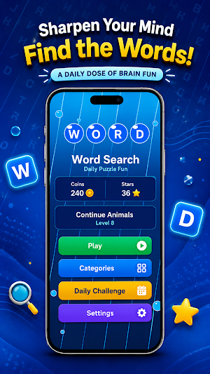Word Search: Daily Puzzle Game Screenshot 1
