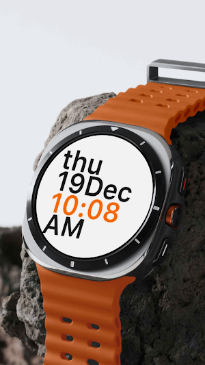 Text Watch Face Screenshot 1