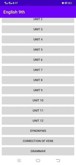 9th Class MCQs Bank Screenshot 3