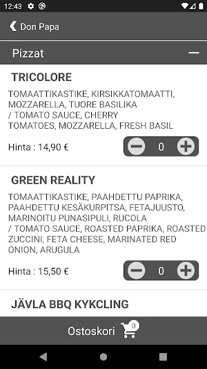 Don Papa Pizzeria Screenshot 2