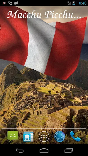 Peru Flag Live Wallpaper Screenshot 2