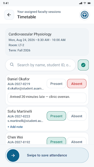 AUA Central Screenshot 2