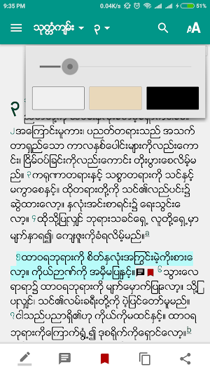 Myanmar Bible Screenshot 2