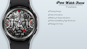 Metal Lion Watch Face Screenshot 3