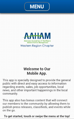 AAHAM Western Region Screenshot 0