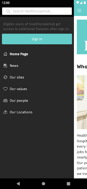 HealthscopeHub Screenshot 1