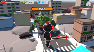 Stickman Monster Battle 3D Screenshot 1