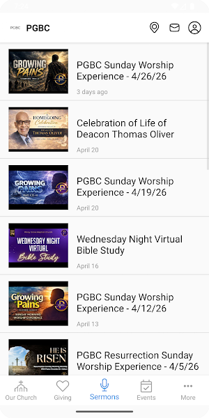 Piney Grove Baptist Church WS Screenshot 0