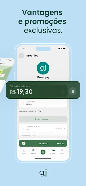 Greenjoy: Pedidos e Cashback Screenshot 2