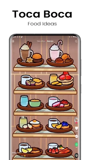 Toca Boca Food Ideas Screenshot 0