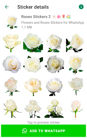 Roses Stickers for WhatsApp Screenshot 2