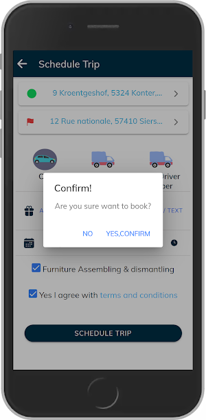 Mycarrio - Moving and Delivery Screenshot 2