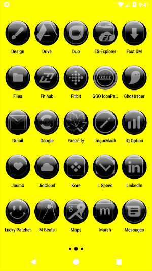 Grey Glass Orb Icon Pack Screenshot 2