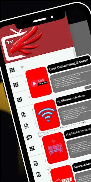 Yassine Live TV App Workflows Screenshot 2