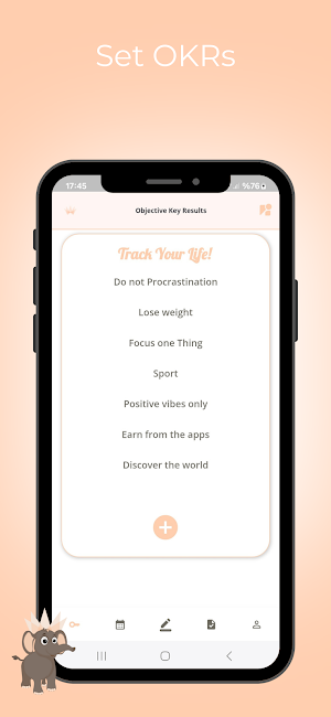 Mevida: OKR and Tasks Screenshot 2