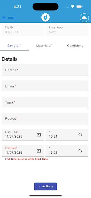 dTIMS Mobile Screenshot 0