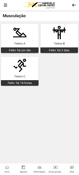 Marcelo Cavalheiro NutriTreino Screenshot 3
