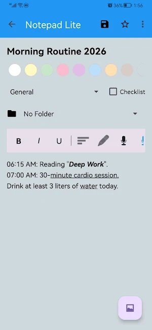 Notepad Pro Screenshot 1