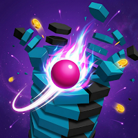 Helix Ball Fall: Stack Smash