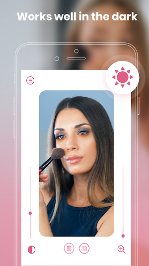 Mirror Plus - Pocket Mirror - Makeup and Shaving Screenshot 2