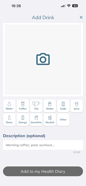 AlliApp Health Diary Screenshot 3