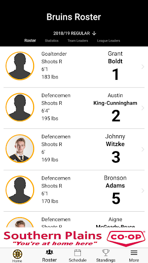 Estevan Bruins Official App Screenshot 2