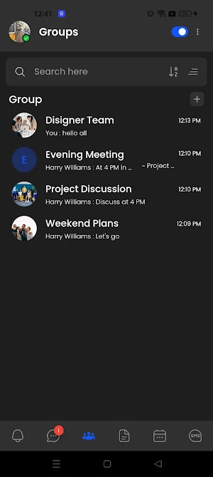NexTap Chat Screenshot 2