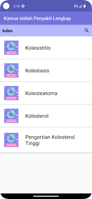 Kamus Penyakit Lengkap Screenshot 3