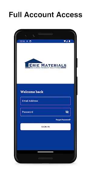 Erie Materials Screenshot 0