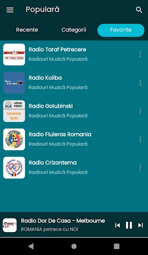 Radio muzică populară Screenshot 3